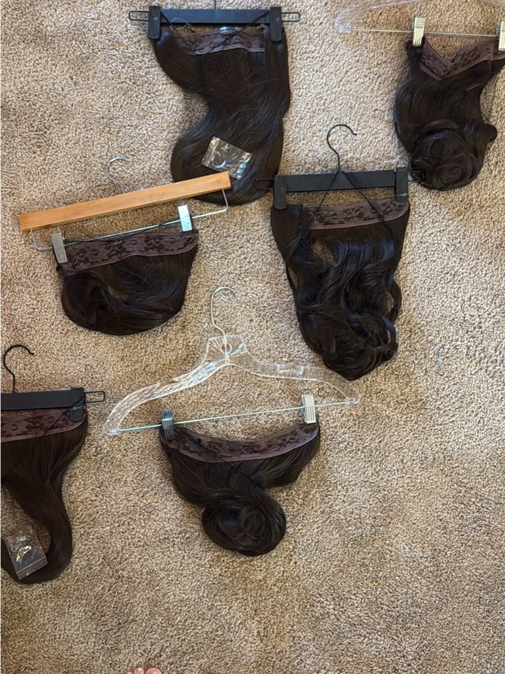 ThatHair halo hair extensions featured all over TikTok and Insta! -walnut brown